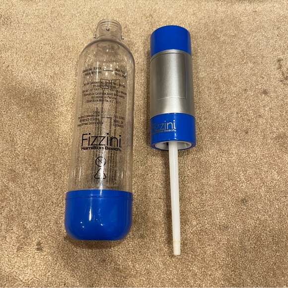 Fizzini Hamilton Beach Cabonated Water Maker SodaStream Competitor Blue - Picture 7 of 7